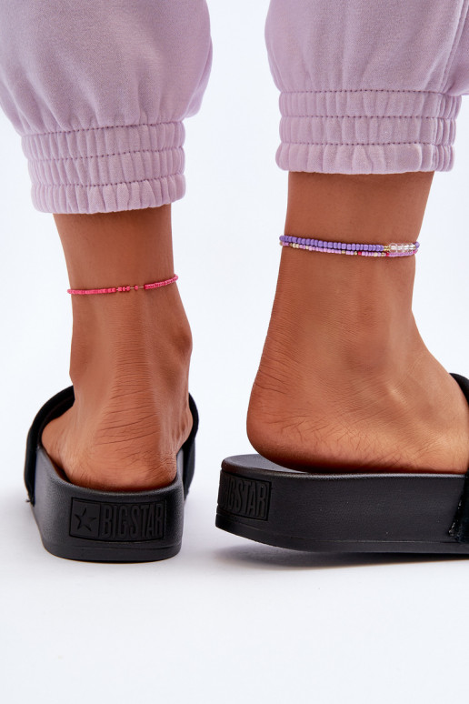 Sussid platvormiga seemisnakhsed Big Star NN274A670 mustad Sussid platvormiga seemisnakhsed Big Star NN274A670 mustad