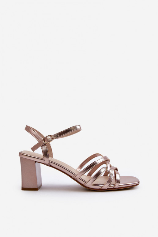 Naistesandaalid Sergio Leone SK065 Kuldset värvi