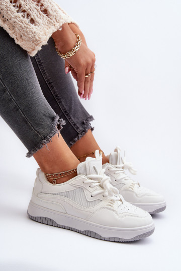Sneakers tüüpi jalanõud   platvormiga valget värvi Etnaria 2