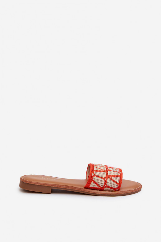 naiste plätud laiade nööridega oranži värvi Traivea naiste plätud laiade nööridega oranži värvi Traivea