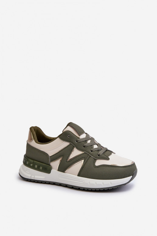 Sneakers tüüpi jalanõud   eko-nahast Rohelist värvi Kaimans Sneakers tüüpi jalanõud   eko-nahast Rohelist värvi Kaimans
