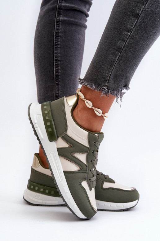 Sneakers tüüpi jalanõud   eko-nahast Rohelist värvi Kaimans Sneakers tüüpi jalanõud   eko-nahast Rohelist värvi Kaimans