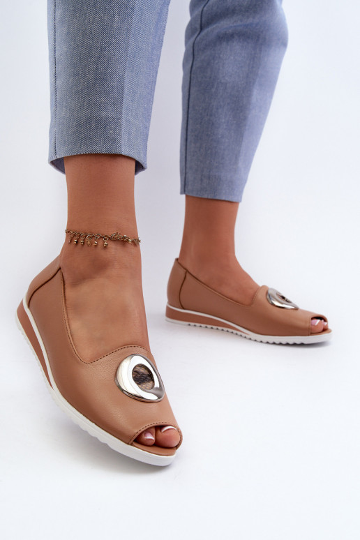 Kingad   kaunistustega Eko   beeži värvi Biolita