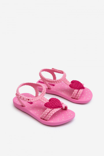sandaalid Laste jalanõud südametega 81997 Ipanema My First Baby Tumeroosad värvi 2