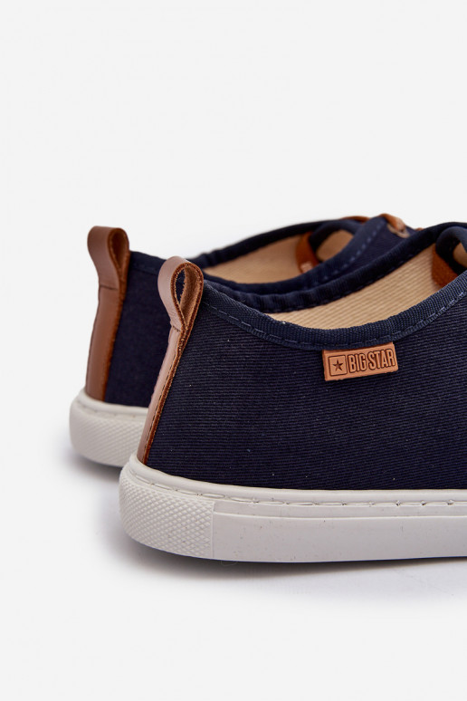 Spordijalatsid Tavalised meeste jalanõud Big Star NN176002 Memory Foam System tumesinist värvi