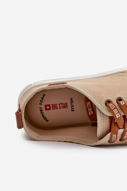 Spordijalatsid Tavalised meeste jalanõud Big Star NN176001 Memory Foam System beeži värvi