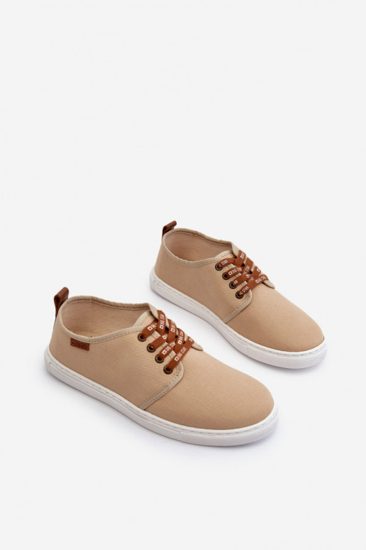 Spordijalatsid Tavalised meeste jalanõud Big Star NN176001 Memory Foam System beeži värvi