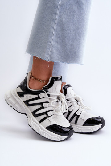 Sneakers tüüpi jalanõud   Valget-mustad Ahmani 2