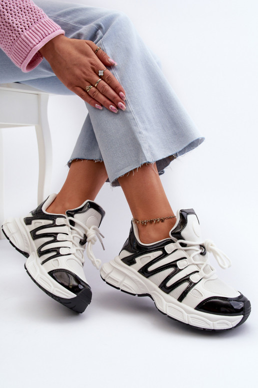 Sneakers tüüpi jalanõud   Valget-mustad Ahmani