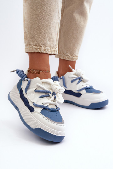 Sneakers tüüpi jalanõud   platvormiga Sinist värvi Moariella 2
