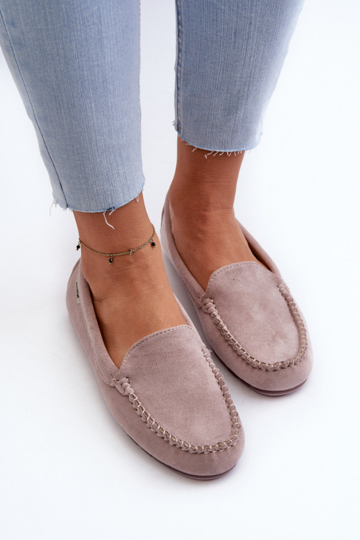 Naiste öko-seemisnahast mokasiinid, lilla Amrutia Naiste öko-seemisnahast mokasiinid, lilla Amrutia