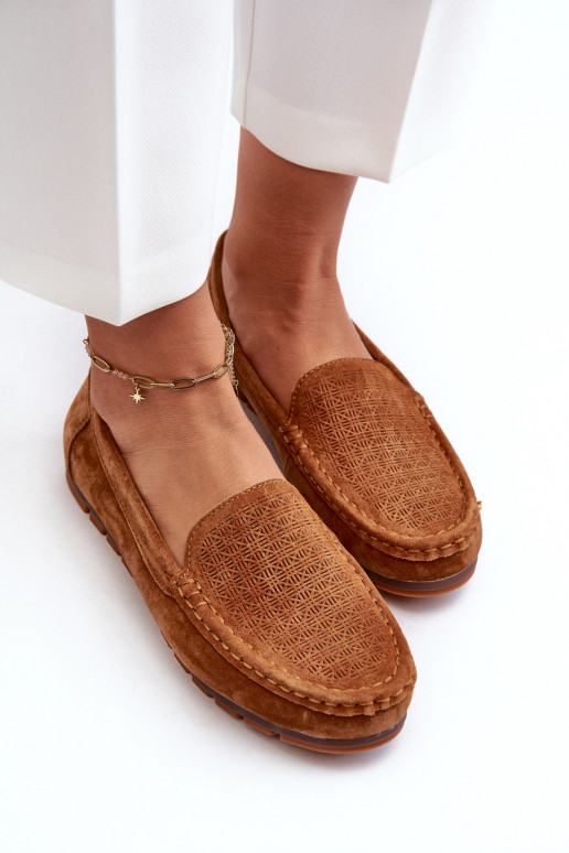 Seemisnahast mokassiinid   pruunid värvi S.Barski LR755