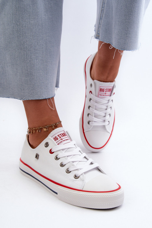 naiste saapad Big Star NN274656 HI-POLY SYSTEM valget värvi