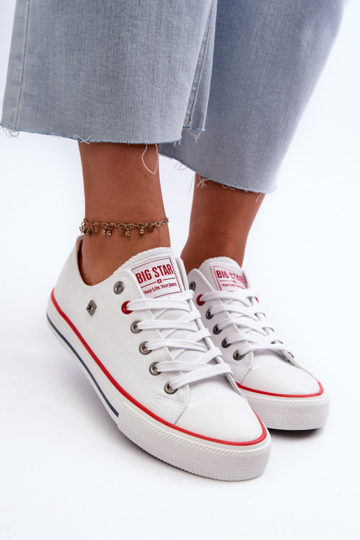 naiste saapad Big Star NN274656 HI-POLY SYSTEM valget värvi