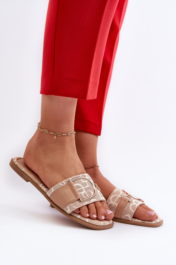 läikiv naiste plätud kaunistustega beeži värvi Taleci 2