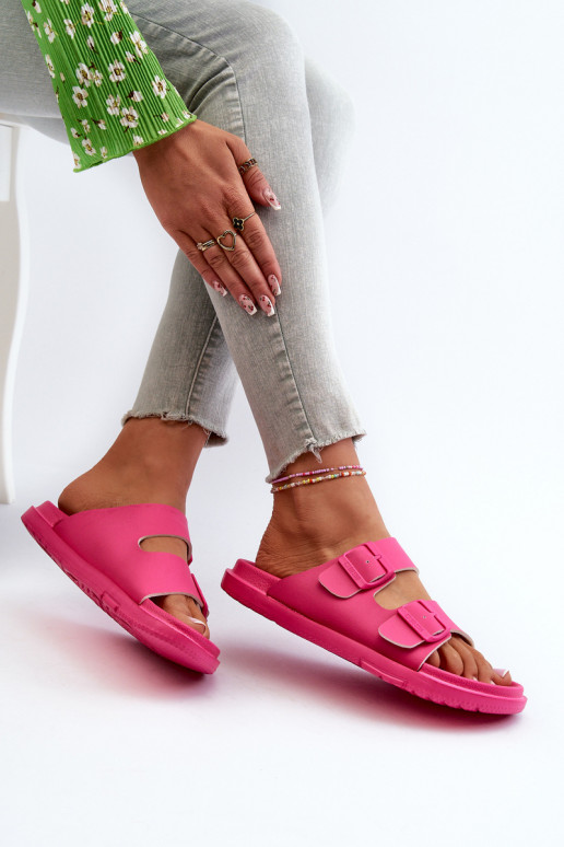 Kerged sussid   neetide ja pandlaga Big Star NN274A754 tumeroosad värvi Kerged sussid   neetide ja pandlaga Big Star NN274A754 tumeroosad värvi