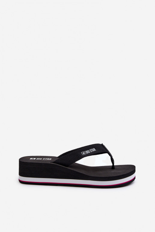 Sussid moodsad varbavahe-sandaalid  Big Star JJ274A332 mustad