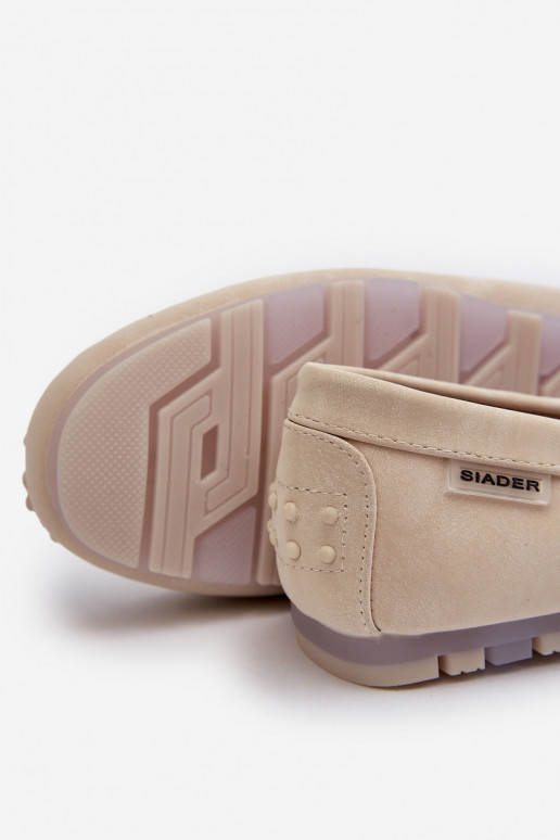 naiste mokassiinid eko-nahast Elevandiluu värvi Celoria naiste mokassiinid eko-nahast Elevandiluu värvi Celoria