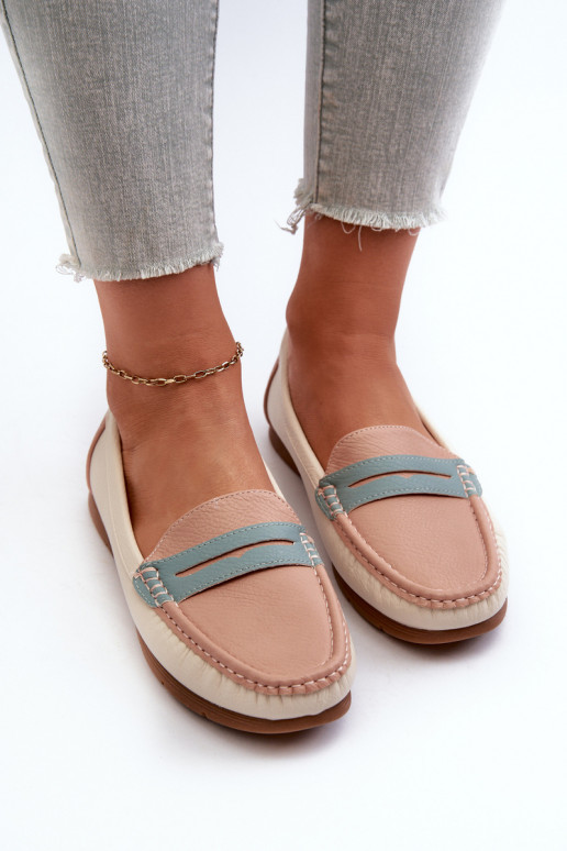 naiste mokassiinid eko-nahast Tumeroosad värvi Vikitara naiste mokassiinid eko-nahast Tumeroosad värvi Vikitara