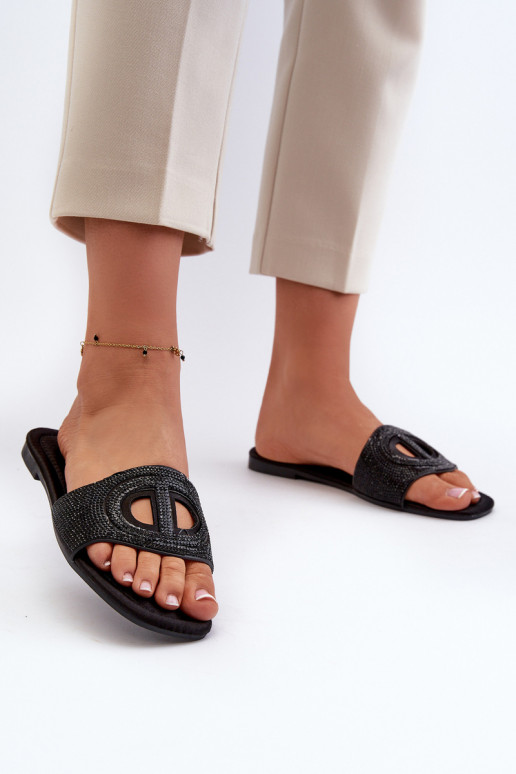 naiste plätud laiade nööridega mustad Dimrose