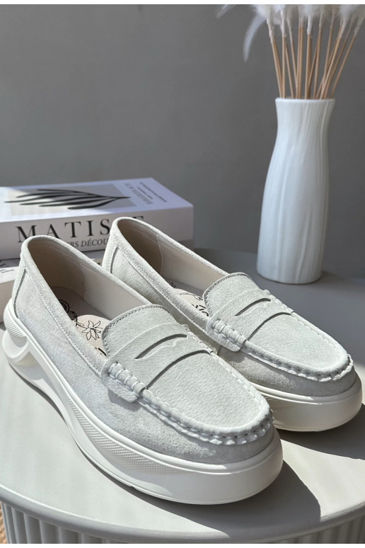 seemisnakhsed   Mokassiinid Elevandiluu värvi Filidia