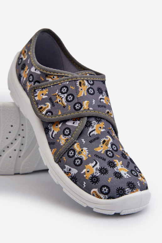 Mugavad sussid poiste krõpsudega kinnitatav Befado 974Y552 Halli värvi Mugavad sussid poiste krõpsudega kinnitatav Befado 974Y552 Halli värvi