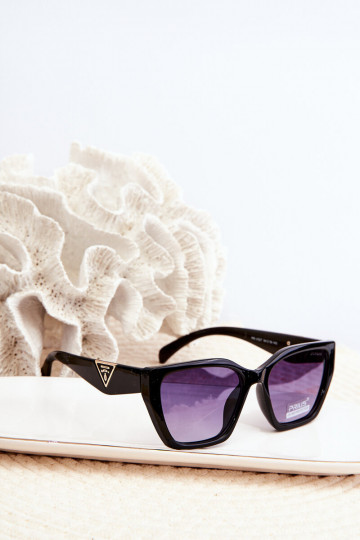 Naiselik Klassikalise mudeli Päikeseprillid Ze Kuldset värvimi Detalami UV400 mustad