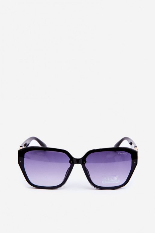 Naiselik Päikeseprillid Ze Kuldset värvim Detalem UV400 mustad