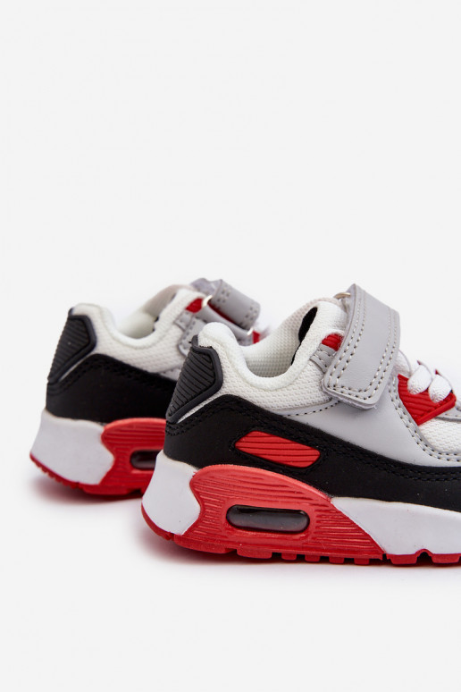 Sneakers tüüpi jalanõud Laste jalanõud krõpsudega kinnitatav runased Krissandra