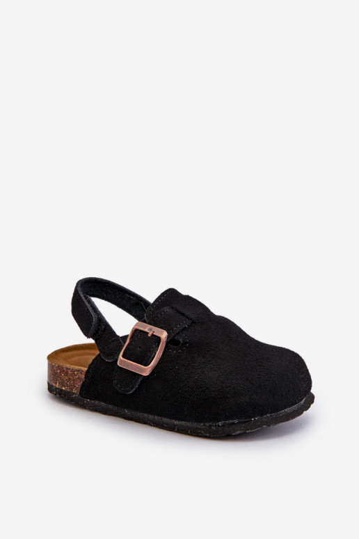 Sussid Laste jalanõud  mustad Vulagia Sussid Laste jalanõud  mustad Vulagia