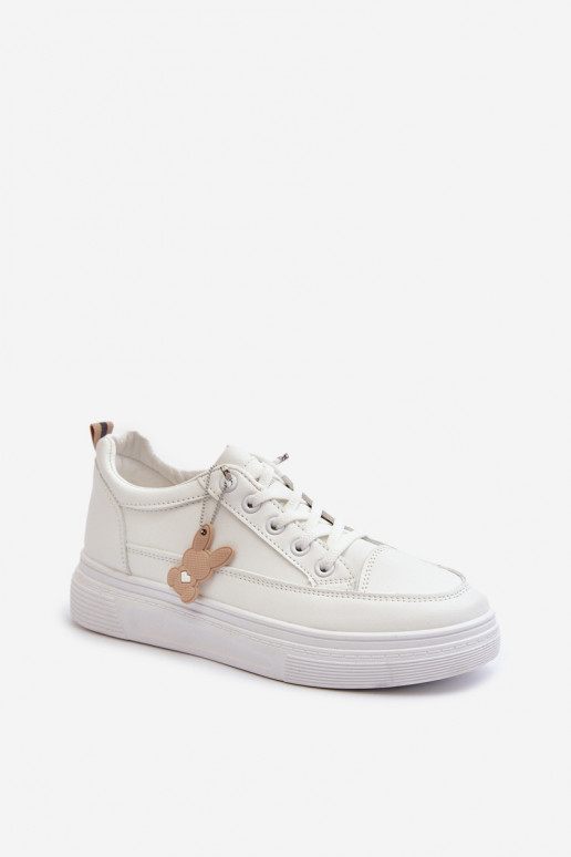 vabaaja jalanõud spordijalatsid   platvormiga kaunistustega valget värvi Vinceza 13613 vabaaja jalanõud spordijalatsid   platvormiga kaunistustega valget värvi Vinceza 13613