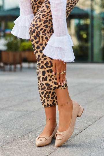 Kingad  kaunistustega owe S.Barski KV27-034 beeži värvi 2