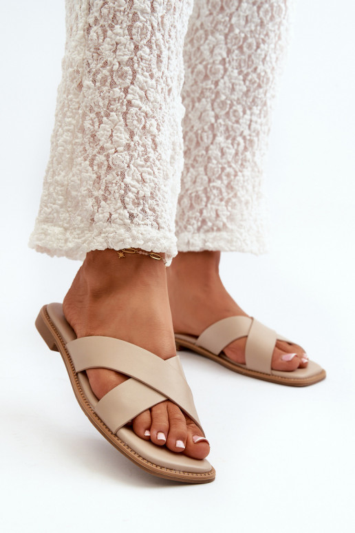 naiste plätud laiade nööridega eko-nahast S.Barski KV27-002 beeži värvi naiste plätud laiade nööridega eko-nahast S.Barski KV27-002 beeži värvi