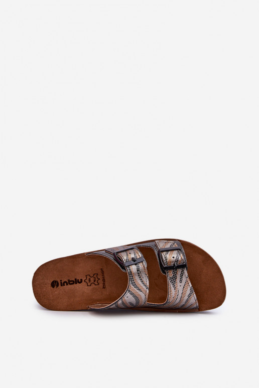 Mugavad naistesussid neetide ja pandlaga Inblu CP000045 mustad