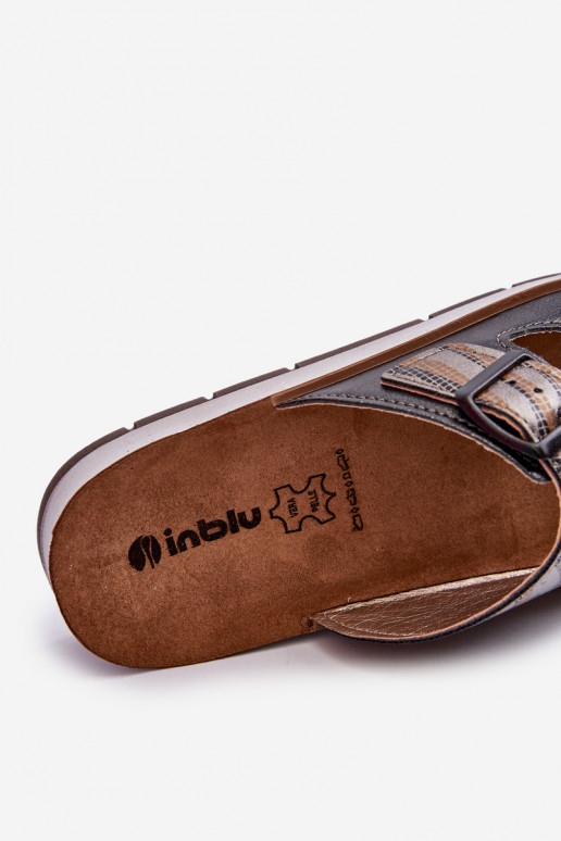 Mugavad naistesussid neetide ja pandlaga Inblu CP000045 mustad