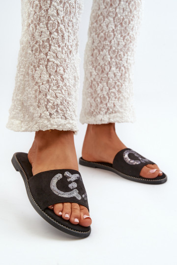 Naiste korter Sussid litritega S.Barski KV27-052 mustad 2