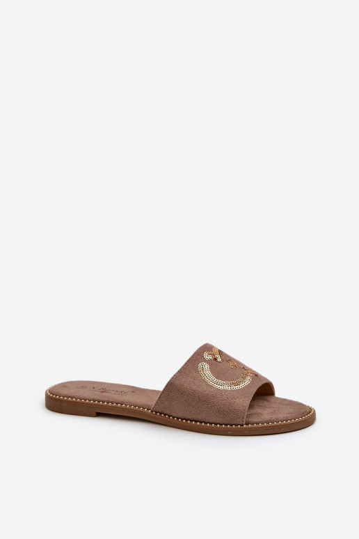 Naiste korter Sussid litritega S.Barski KV27-052 pruunid värvi