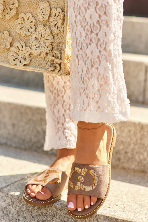 Naiste korter Sussid litritega S.Barski KV27-052 pruunid värvi