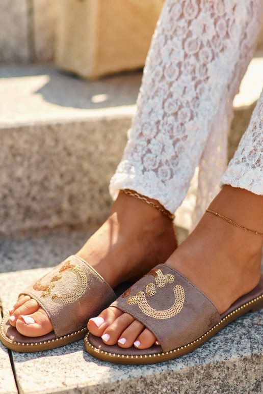 Naiste korter Sussid litritega S.Barski KV27-052 pruunid värvi