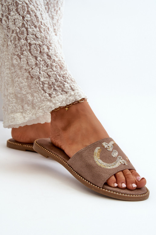 Naiste korter Sussid litritega S.Barski KV27-052 pruunid värvi