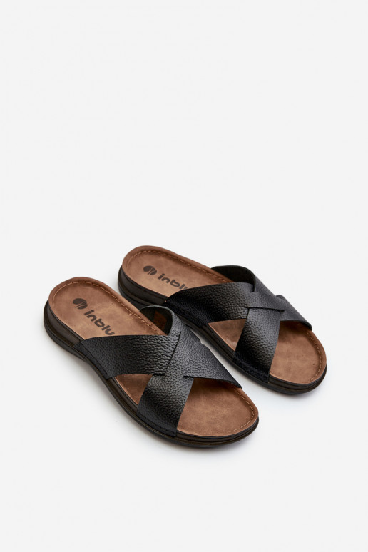 Mugav Kerged lehvidega eko-nahast Inblu GV00001I mustad Mugav Kerged lehvidega eko-nahast Inblu GV00001I mustad