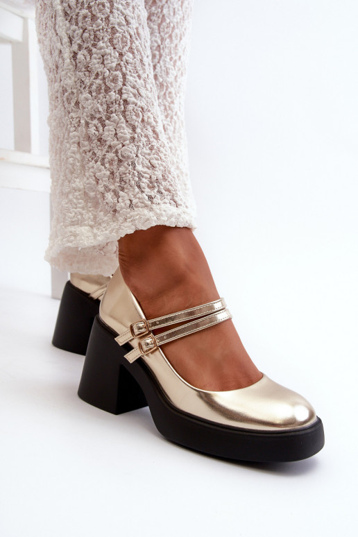 Eko Nahk Kingad lai konts Kuldset värvi Halmina