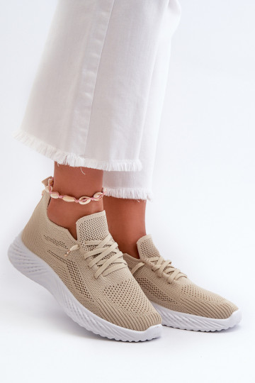 Slip-on spordijalatsid Pealiste omad beeži värvi Jagelia 2