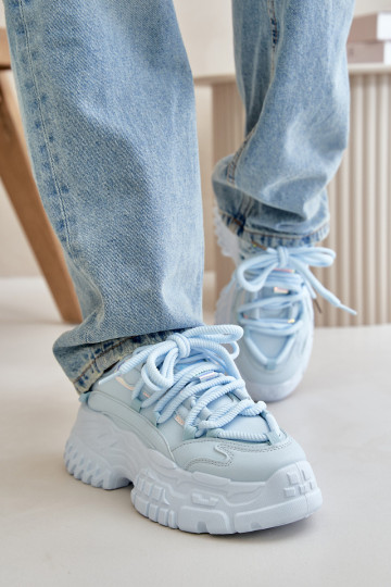 Sneakers tüüpi jalanõud Pealiste omad Sellel onssiivsel tallal Sinist värvi Nevela 2