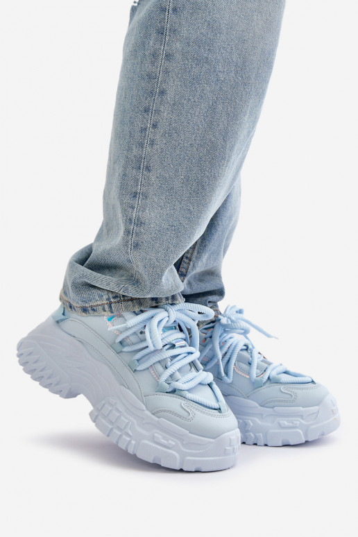 Sneakers tüüpi jalanõud Pealiste omad Sellel onssiivsel tallal Sinist värvi Nevela Sneakers tüüpi jalanõud Pealiste omad Sellel onssiivsel tallal Sinist värvi Nevela