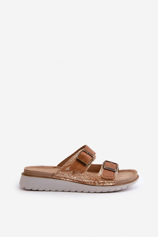 Pealiste omad Mugavad sussid neetide ja pandlaga Inblu CN000033 pruunid värvi Pealiste omad Mugavad sussid neetide ja pandlaga Inblu CN000033 pruunid värvi