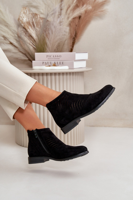 Pealiste poolsaapad laiade nööridega Ažuurne msuud S.Barski HY42-076 Pealiste poolsaapad laiade nööridega Ažuurne msuud S.Barski HY42-076