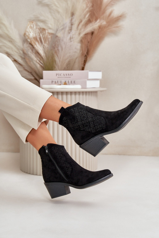 Saapad Kauboi saapad Lossi juurde Eco Suedeosissee msuud S.Barski HY42-944