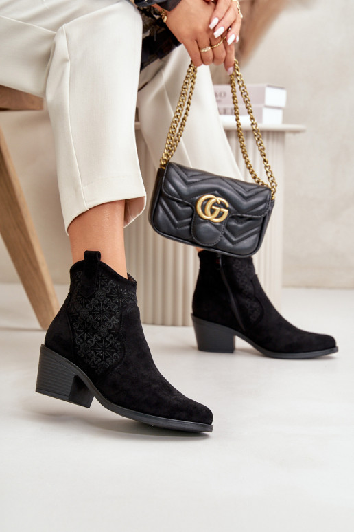 Saapad Kauboi saapad Lossi juurde Eco Suedeosissee msuud S.Barski HY42-944