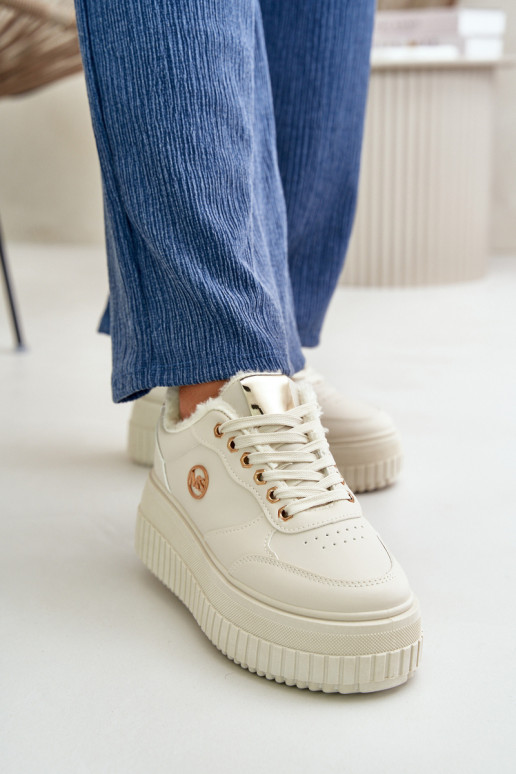 Sneakers tüüpi jalanõud spordijalatsid Pealiste omad voodriga Sellel onssiivsel tallal beeži värvi Ardiela Sneakers tüüpi jalanõud spordijalatsid Pealiste omad voodriga Sellel onssiivsel tallal beeži värvi Ardiela